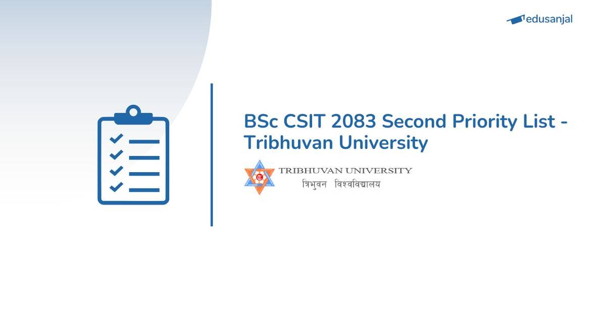TU IoST Releases BSc CSIT 2083 Second Priority List