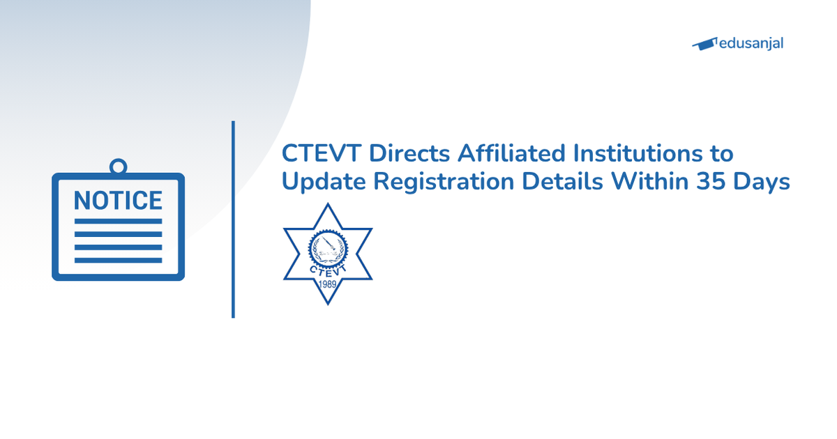 CTEVT Issues 35-Day Deadline for Affiliated Institutions to Renew Registration Details