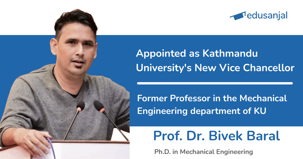 Kathmandu University Appoints Prof. Dr. Bivek Baral as New Vice-Chancellor