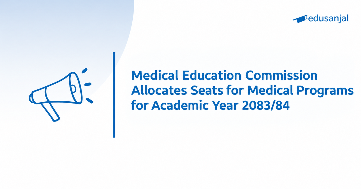 MEC Nepal Publishes Seat Allocation for Academic Year 2083/84