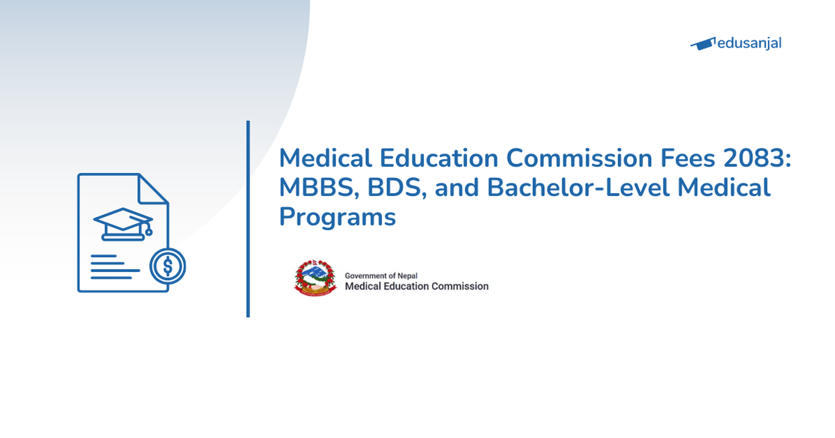 Medical Education Commission Fee Structure 2083 for MBBS, BDS, and PG Programs
