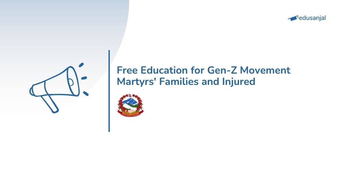 Nepal Government Mandates Free Education for Gen-Z Movement Martyrs' Families and Injured