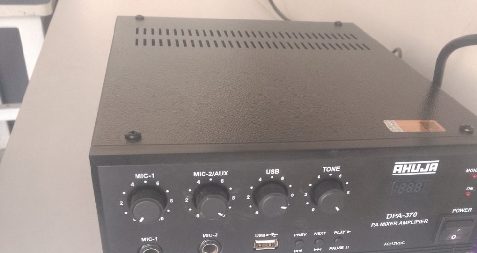 Ahuja DPA-370 PA Mixer Amplifier with USB