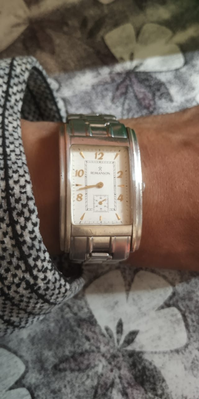 Romanson Rectangular Dress Watch - Vintage Second Hand
