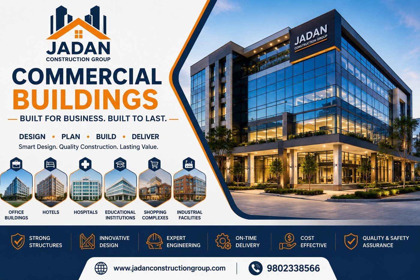 Commercial Building Construction Services by Jadan Construction Group