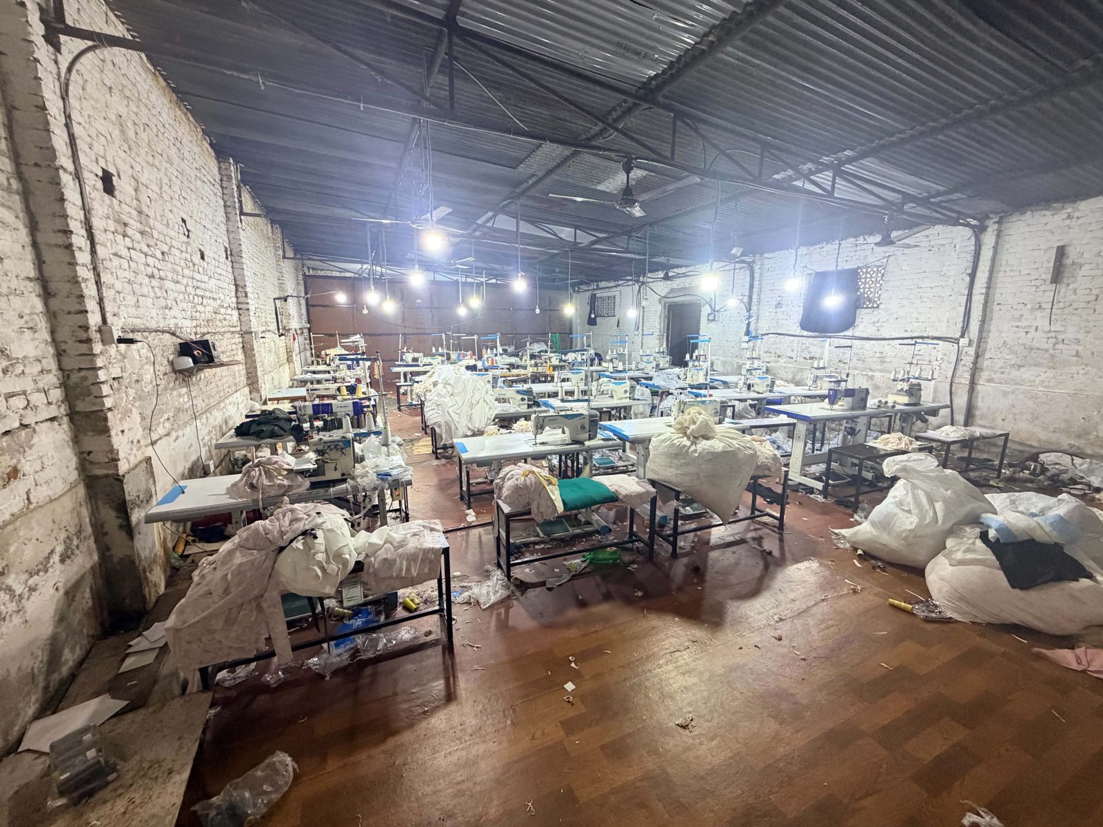 Fully operational fast-fashion garment manufacturing unit up for sale.