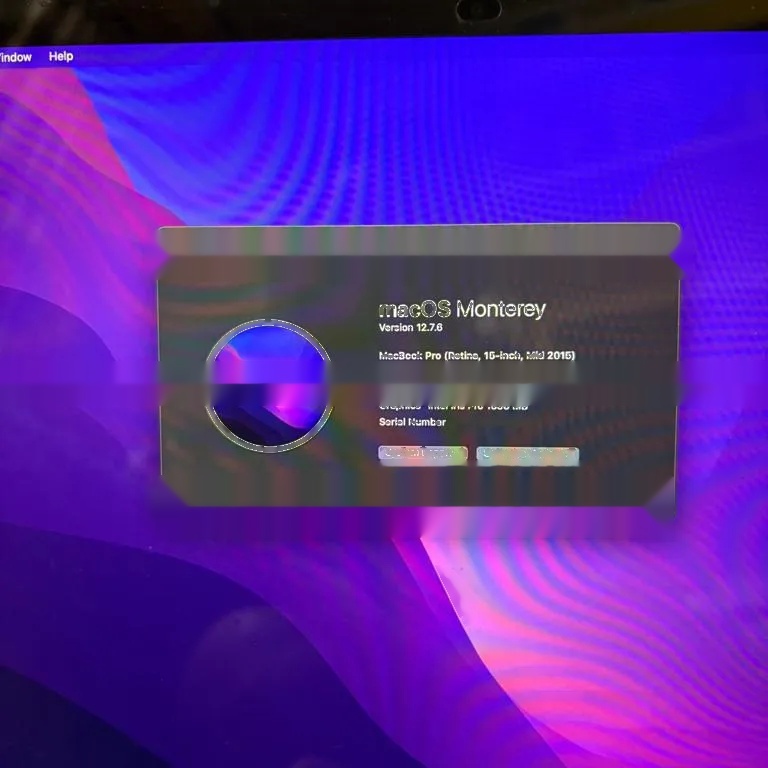 Apple Macbook Pro Mid 2015 - I7 16/256GB - Retina