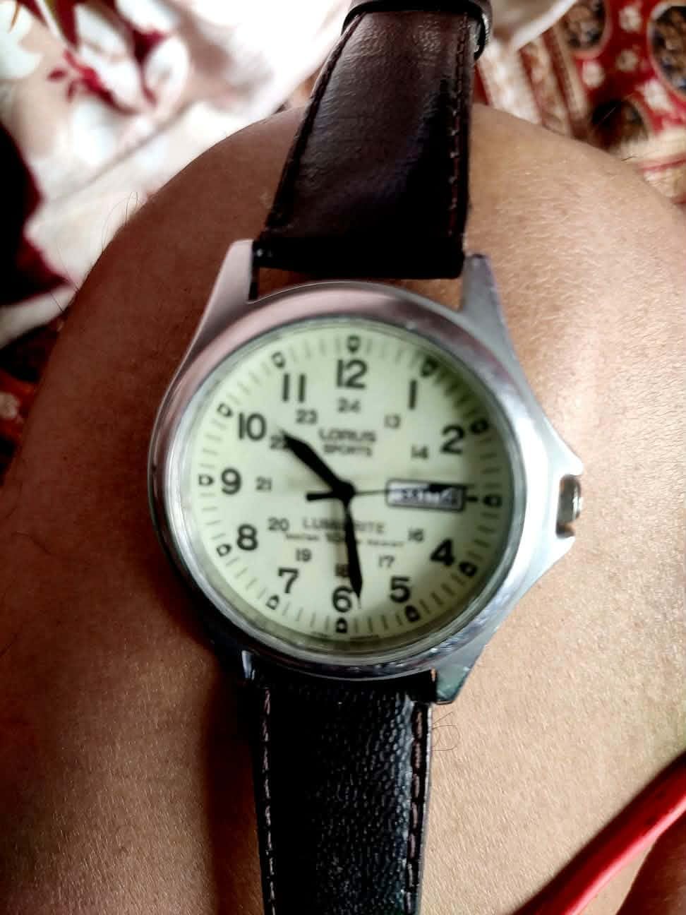 Lorus Sports Day-Date Watch - Vintage Second Hand