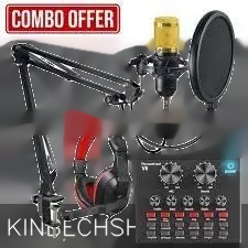 BM-800 Condenser Microphone Kit With V8 Sound Card