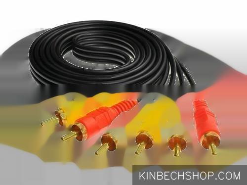 3RCA to 3RCA Audio  AV Cable Male to Male cable