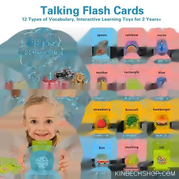 Talking Flash Cards Educational Learning Toy