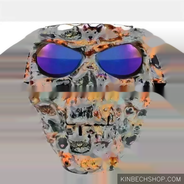 Brand New Skull Mask for Helmets Cool Polyester