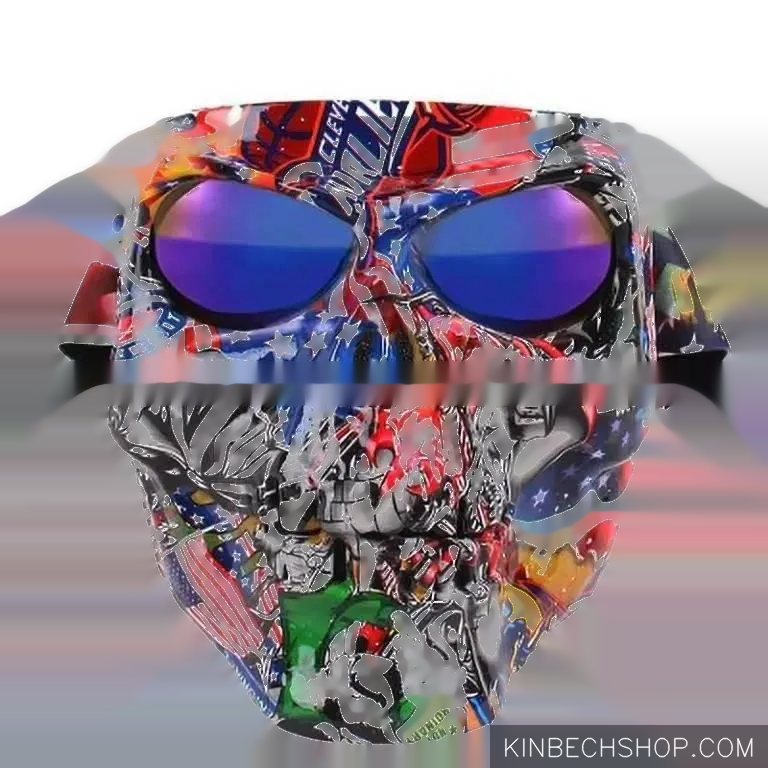 Brand New Skull Mask for Helmets Cool Polyester