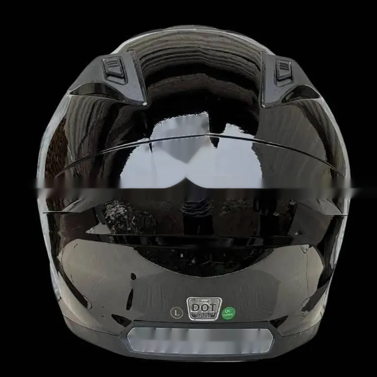 Brand New Royal R11 Plain Black Helmet