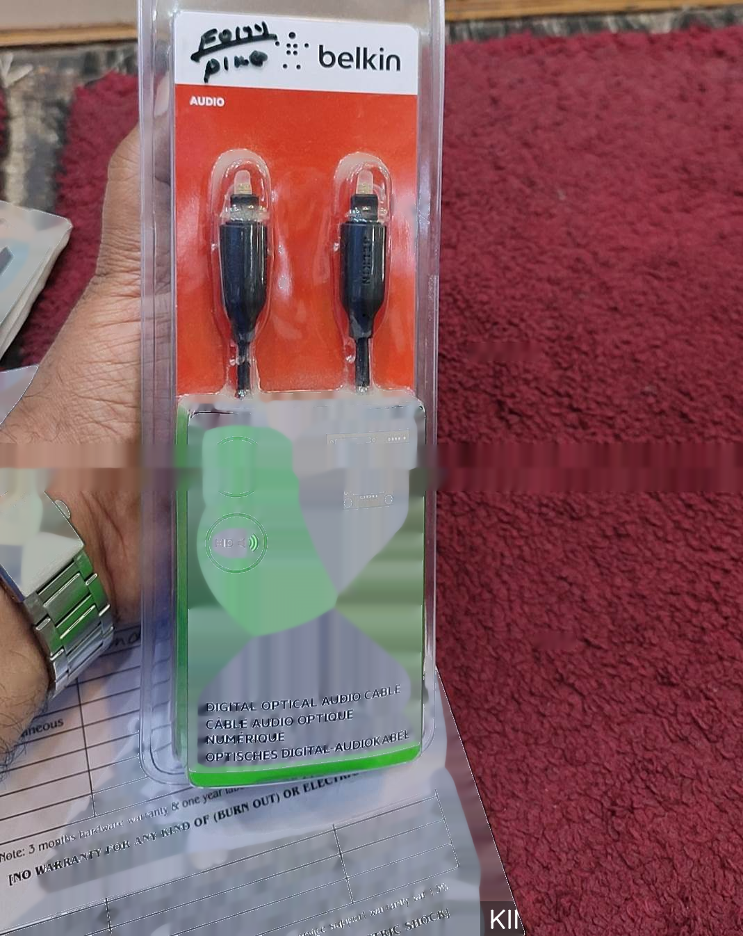 BELKIN DIGITAL OPTICAL AUDIO CABLE