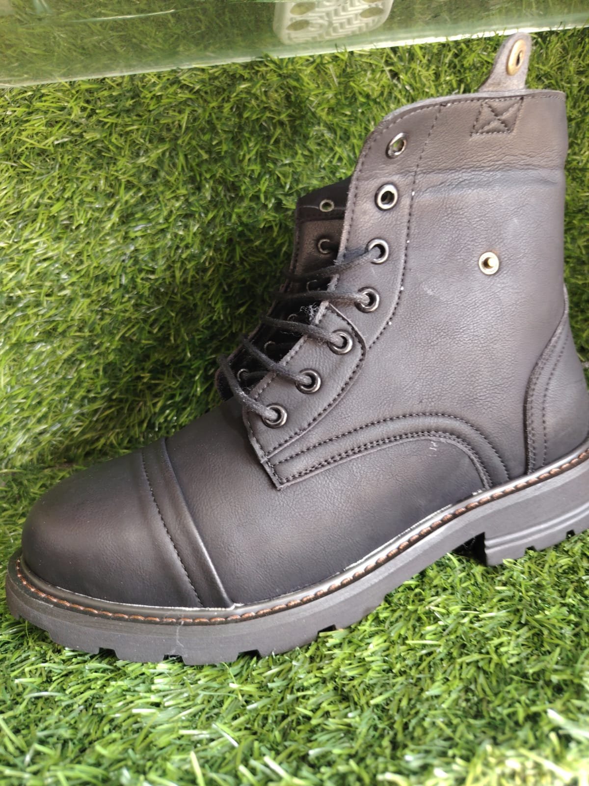 Harley Davidson Inspired Leather Boot