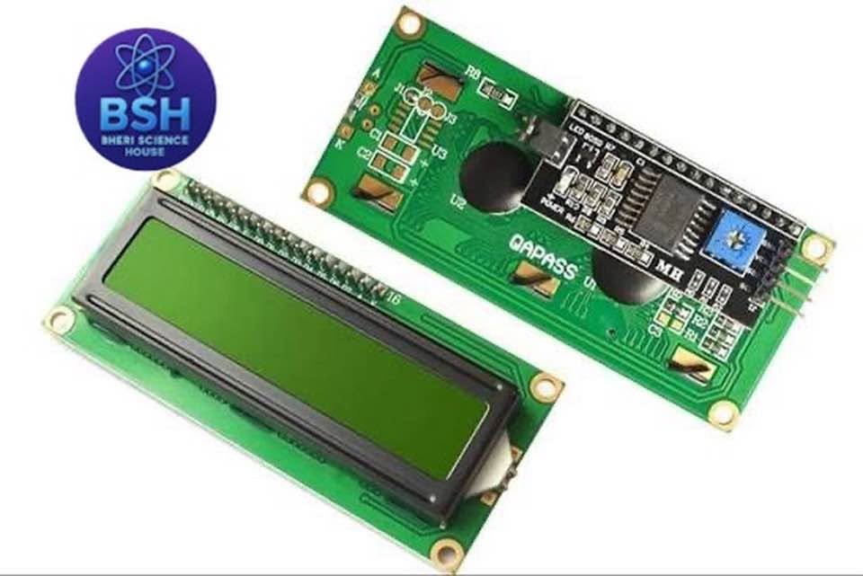 16x2 LCD Display with I2C Module for Arduino