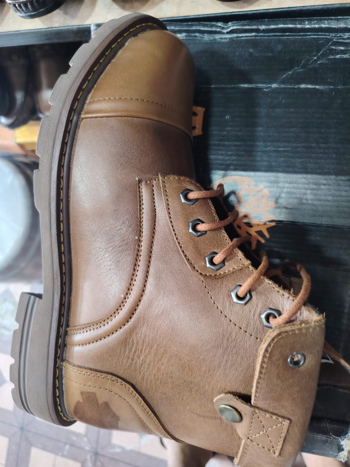 Harley Davidson Inspired Leather Boot photo 8