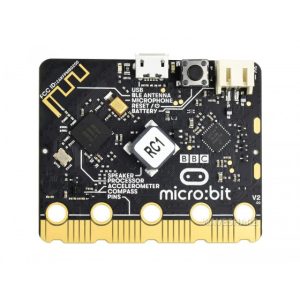 BBC micro bit V2 Development Board with Speaker, Microphone & Touch Logo