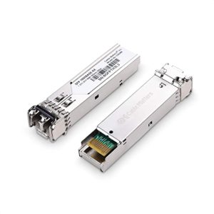 Cable Matters 2 Pack 1000BASE SX SFP to LC Multi Mode 1G Fiber Transceiver Modular for Cis