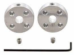 Mounting Hub for 5mm Shaft, M3 Holes (2 Pack)