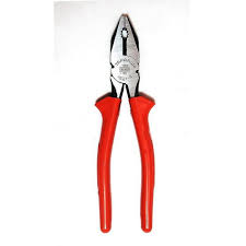 Plier 1621 8 Steel (210mm) with Joint Cutter (Red and Black)
